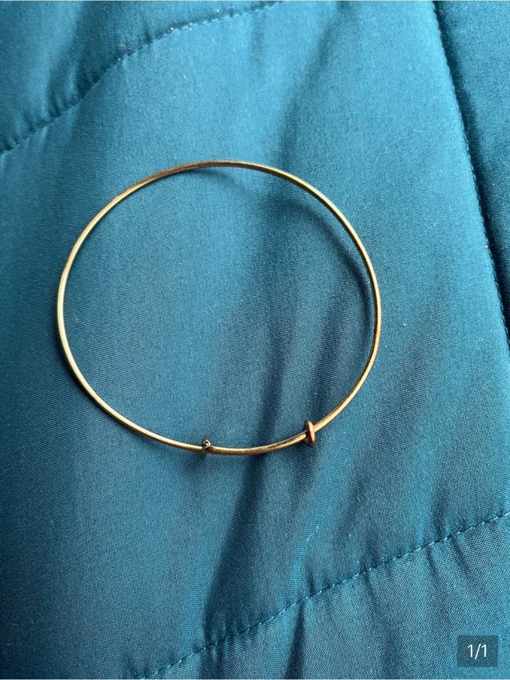 Two gold bangles